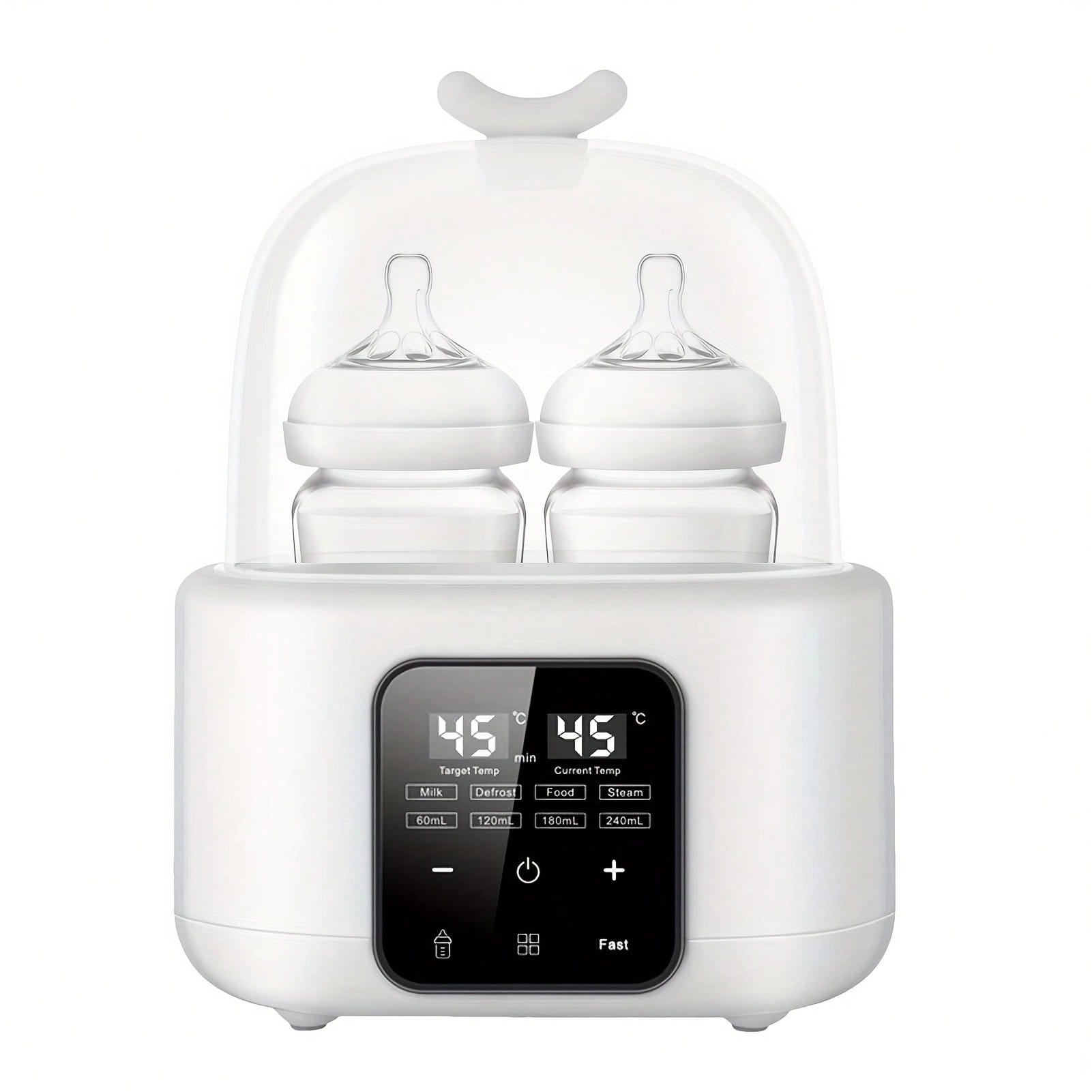 Baby Food Warmer - 6-in-1 snelle babyfleswarmer – met timer,