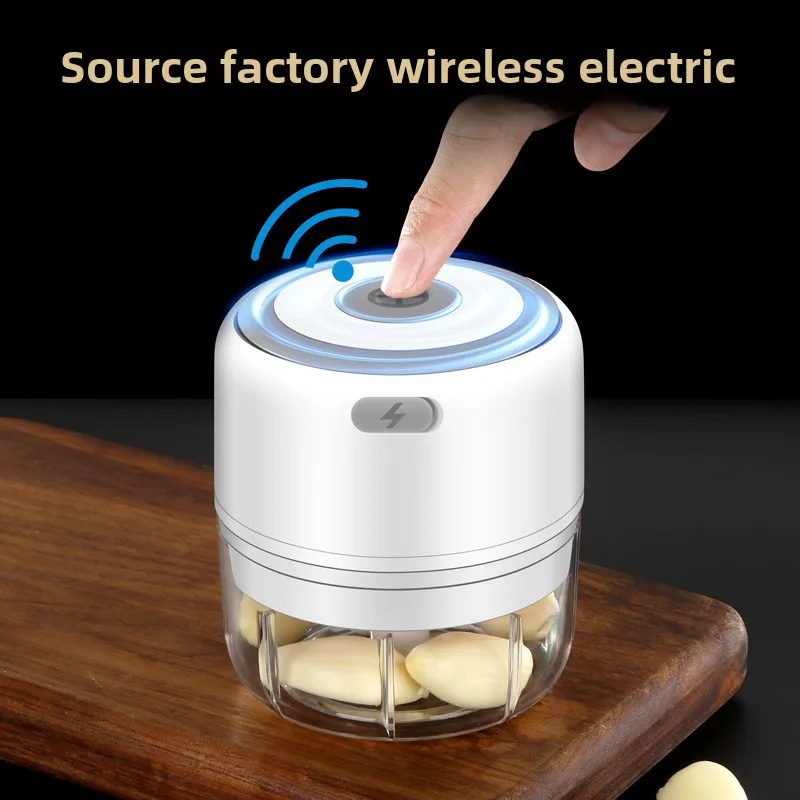 Baby Food Vegetables - Elektrische mini-knoflookhakker 100/250ML USB groente- en