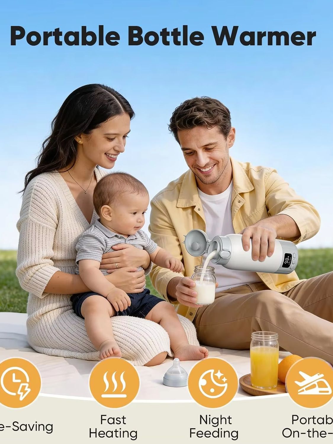 Draagbare flessenwarmer, 17oz  - Baby Food Warmer recensie en prijs