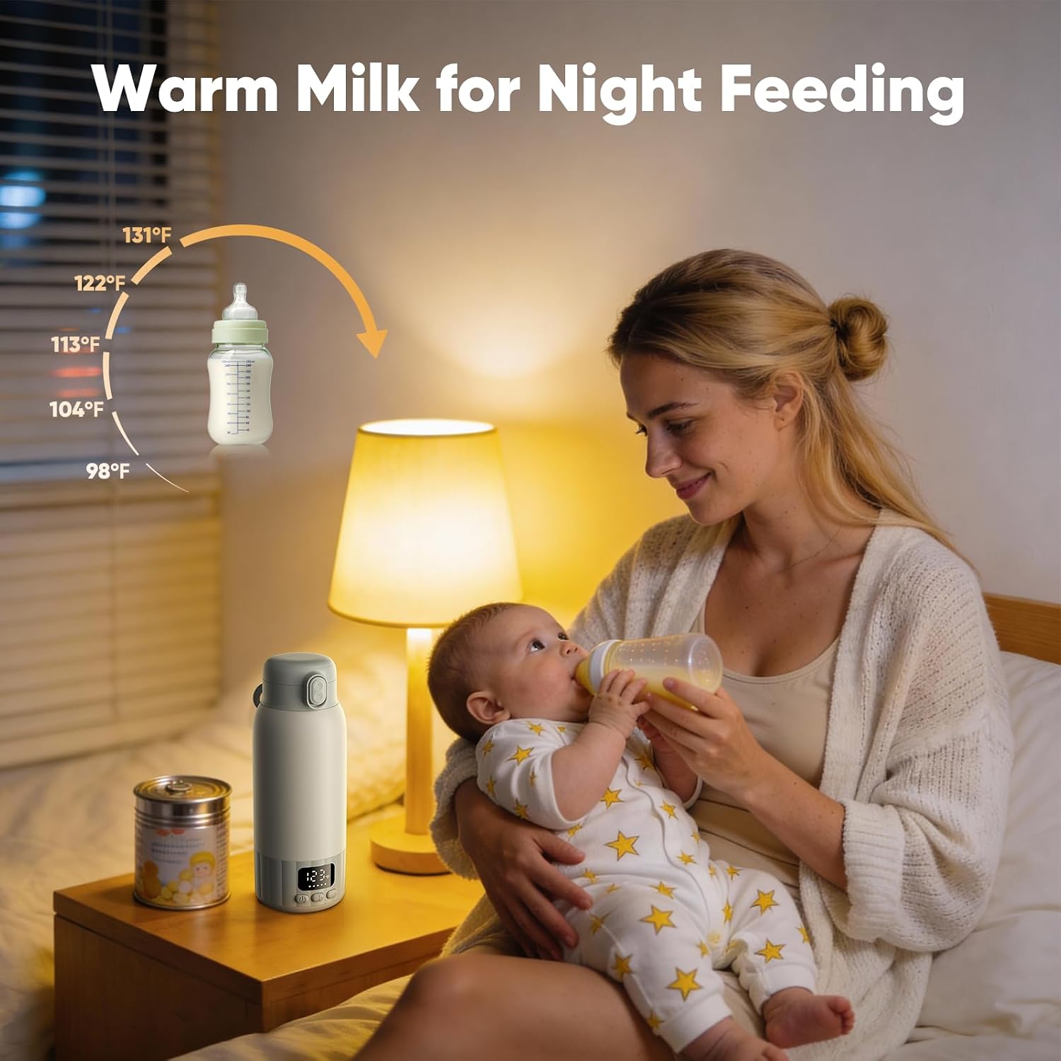 Draagbare flessenwarmer, 17oz  - Baby Food Warmer recensie en prijs