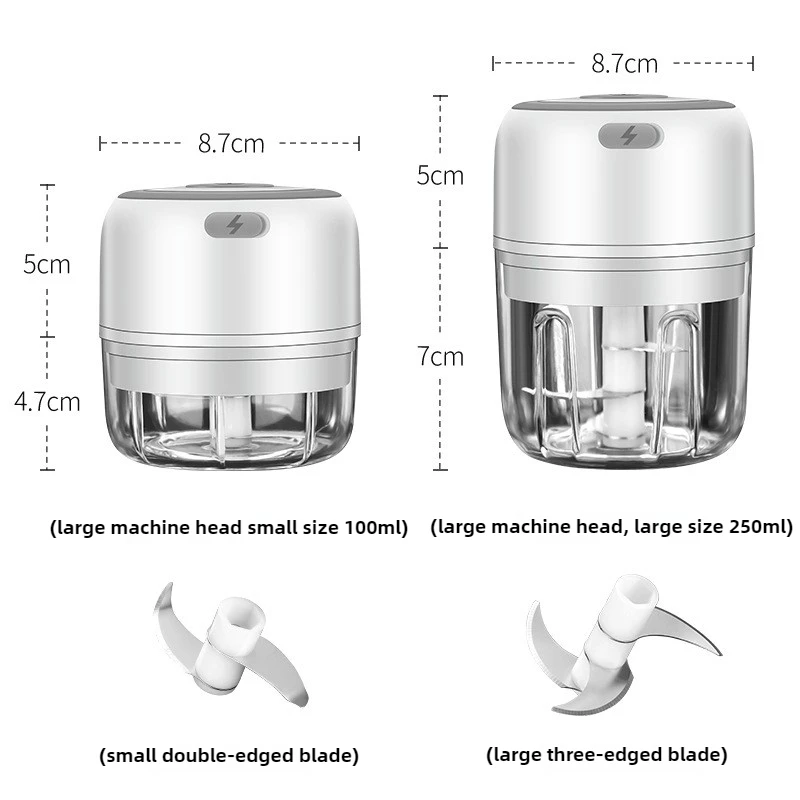Elektrische mini-knoflookhakke - Baby Food Vegetables recensie en prijs